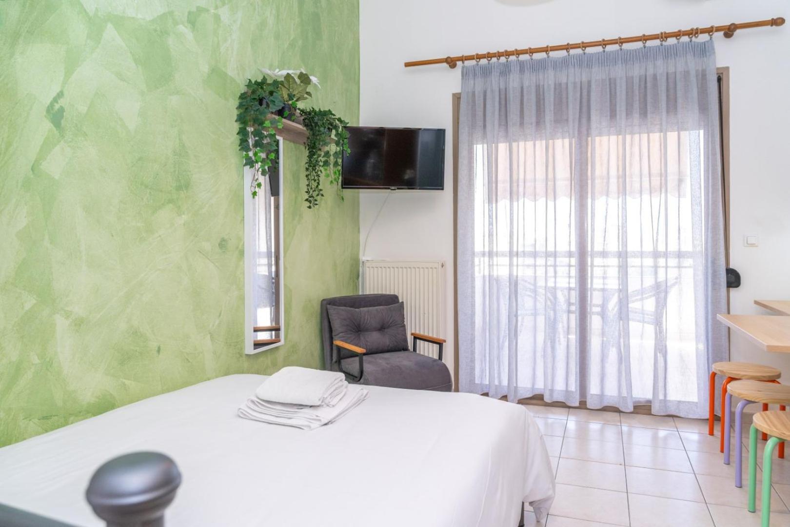 Kosmos Sercvice Apartment Beautiful Studio 2 With Additional Cost Parking Szaloniki Kültér fotó